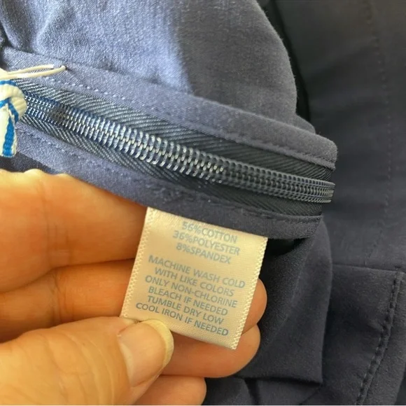 Southern Tide Jourdan Performance Skort Nautical Navy Blue Size 12 - Picture 15 of 16